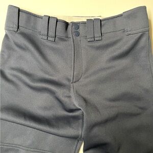 Mizuno women’s softball pants. Navy blue, size medium.  Great used condition.